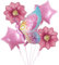 5 pièces décoration papillon anniversaire, décoration d'anniversaire papillon, ballon papillon, ensemble papillon ballon en aluminium, adapté aux soirées à thème papillon, anniversaires, mariages