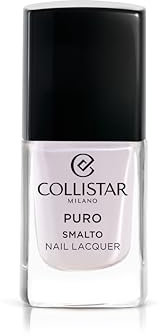 Collistar Puro Smalto Lunga Durata, Smalto per Unghie Effetto Gel, Coprenza Perfetta, Facile Applicazione, Pennello Alta Precisione, Lunga Tenuta, Asciugatura Rapida, n.701 Quarzo Rosa, 10 ml