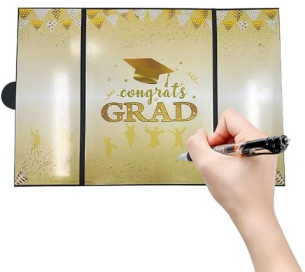 Libro degli ospiti per laurea 2025, libro degli ospiti per laurea con autografi di carta, album di memoria per scuola superiore