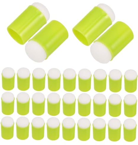VILLFUL Mess Boys and Girls Finger Painting Sponge Boy Girl-friendly Art Sponges Set of Daubers for Creative Activities