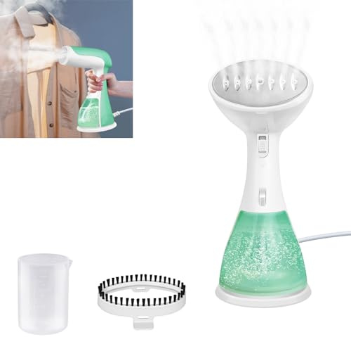 Piastra a vapore Steamer, 1500 W, verticale e orizzontale, ferro da stiro da viaggio, piastra a vapore Fast Wrinkle Remover, ferro da stiro a vapore, 350 ml, grande capacità, per viaggi e casa