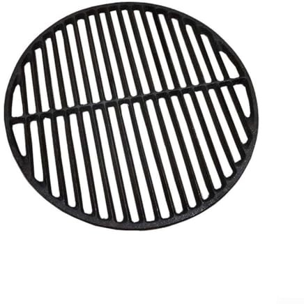 Grille de barbecue ronde en fonte - 30 cm, 35 cm, 37 cm, 38 cm, 45,7 cm, 25 cm - Pour barbecue au charbon de bois - Facile à installer et à nettoyer pour une utilisation en extérieur (grille de 35 cm)