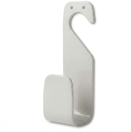 LIVLIG Gancho Soporte Manguera Jardin sin Taladrar - Portamangueras Pared Metal para 10m Manguera Riego / 20m Manguera Flexible - Fabricado en Italia - Greige