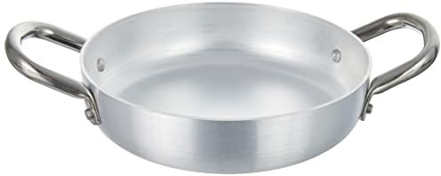 Pentole Agnelli pcmx01016 Poêle Aluminium 2 poignées, Acier Inoxydable, 16 cm