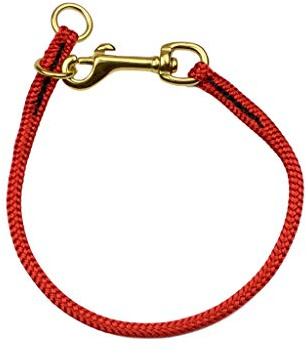 REDLINE K-9 Nylon Dominant Dog Choke Collar Red, 17 inch