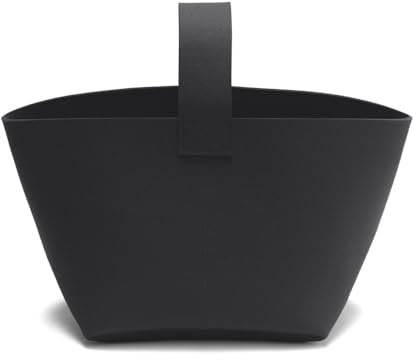 Kaminholzkorb Filzkorb 5 mm 36 x 36 x 36 cm in vielen Farben Hey Sign_Farbe:02 - Schwarz 301593502