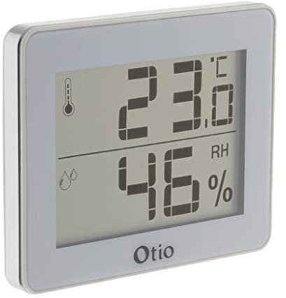 Thermomètre hygromètre blanc - écran LCD - Otio