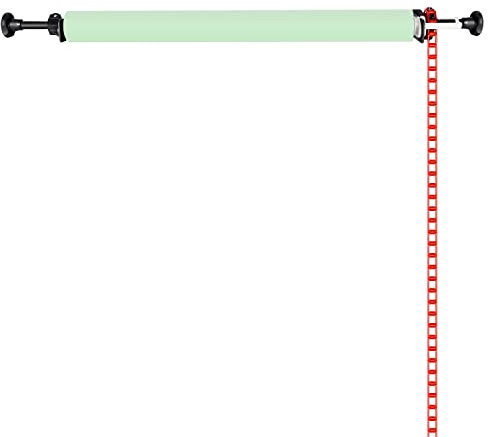 NEEWER Fotografi enkel rulle väggmontering manuell bakgrundsstödsystem med 2 x enkel krok, 2 x expanderingsstång, 1 x kedja, lastkapacitet: 10 kg