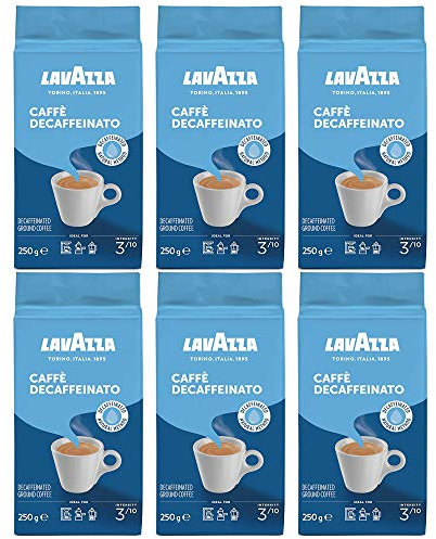 Lavazza Lot de 6 sachets de filtre à café décaféiné 250 g