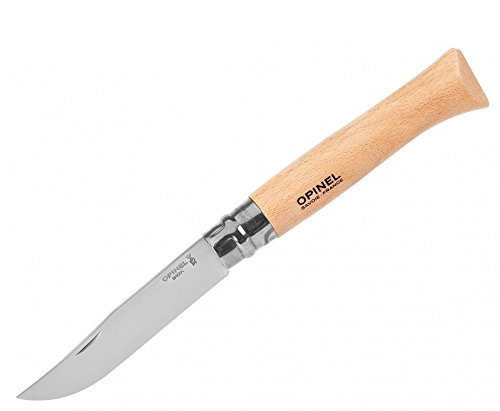 Opinel 12 INOX buk • KLAPPMESSER • TASCHENMESSER Alltags Messer EDC • Gesamtlänge: 285mm • PTM-de.