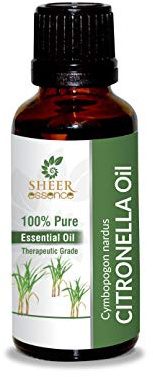 Citronella Oil -(Cymbopogon Nardus)- Essential Oil 100% Pure Natural Undiluted Uncut Therapeutic Grade Oil 1.69 Fl.OZ