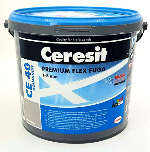 Ceresit CE40 Aquastatic Fugenmörtel, 1-8 mm, 5 kg Eimer