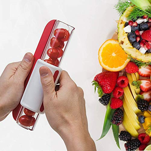 bingx Slicer Tomato Slicer Fruit Slicer Cherry Color Random 1Pc Fruit Vegetable Cutter Fruit Slicer Fruit Tools Gadgets Kitchen Accessories Cooking Tools