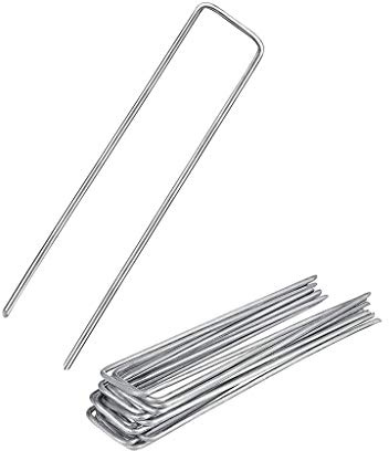 Greenyp® Anti-Rost Erdanker/Erdnägel(20 Stück) - Stabile Bodenanker für Unkrautvlies, Gartenvlies, Zaun & Camping - 200 MM Lang, 30 MM Breit, Ø 3 MM