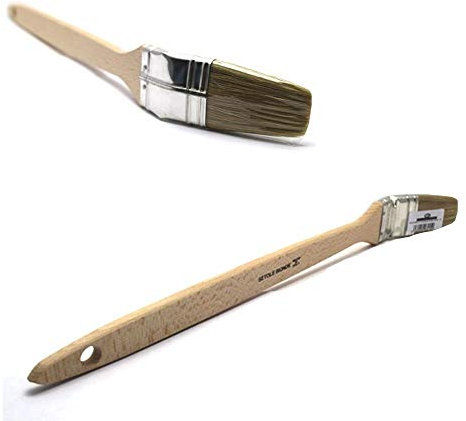 Hongu Pennello RADIATORE SETOLE Bionde 30 MM per Pittura Angoli Angolo Lavoro