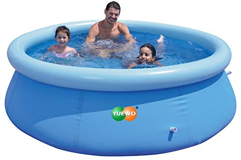 Fayelong Inflatable Swimming Pool for Kids and Adults, Large Kiddie Pool Outdoor Portable Blow Up Swimming Pool for Family, Backyard, Outside and Water Summer Party (12ft x 35in)