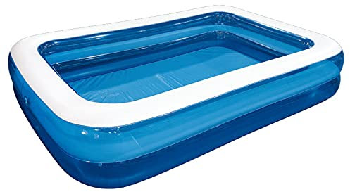 HGYJ Piscina per rettangolare （3 taglie ）, piscinette Gonfiabile, All'aperto estate vacanza spiaggia，Resistente all'usura antiscivolo e addensato，Bambino/adulto,Blue,200 * 150 * 50cm