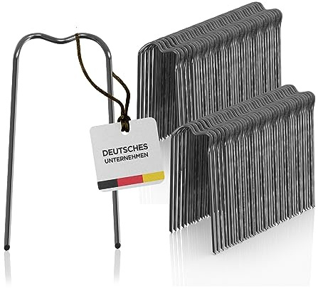 Talvani Premium Patenthaften - Krampen für Kränze und Floristikbedarf - 17mm x 50mm - (Patenthaften | 17 mm x 50 mm | 50 Stück)