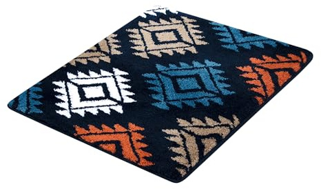Kleine Wolke Badteppich Luana, Farbe: Navy, Material: 100% Polyacryl, Größe: 55x 65 cm