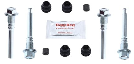 Bigg Red - Brake Caliper Slider Bolt Guide Kit - Compatible with, Rear Left & Right