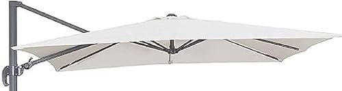 Ersatzplane für Ampelschirm 3 x 3 m Polyester 250 g wasserdicht mit Klettverschluss, beige, Grande, unifarben