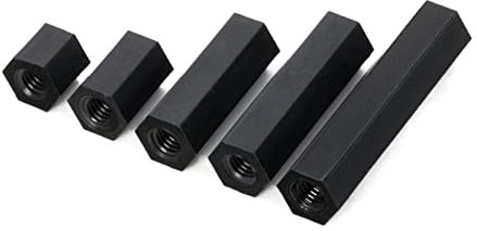 M2 M2,5 M4 Nylon-Sechskant-Abstandshalter, Kunststoff, doppelter Durchgang, Sechskantgewinde, PCB-Motherboard-Isolationssäule, Säulenmutter (Color : 45mm (20Pcs)_M2)