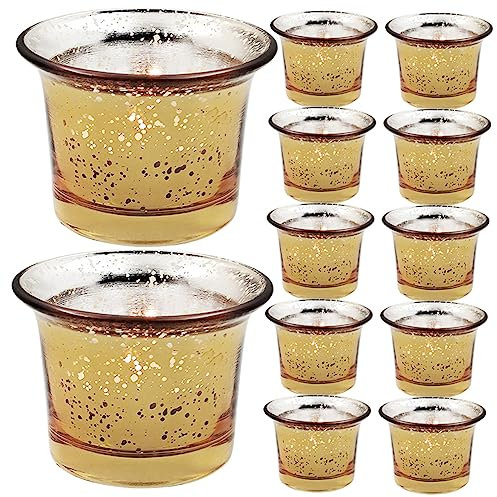 Garneck 12stücke Glaskerzenhalter Mit Tropfschutz Für Kerzenständer Kerzenbecher Aus Hochwertigem Glas Dekorative Teelichthalter Für Tischdekoration Zuhause Und Verschiedene Anlässe