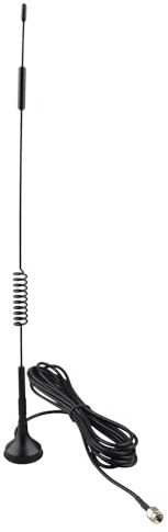Futheda 4G LTE Antenna 12dBi MIMO SMA Male Aerial Magnetic Base with 3m/9.8ft Cable Compatible with Vodafone O2 Three EE Huawei Netgear TP-Link 4G LTE Router Modem Hotspot CPE Gateway Modular