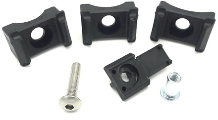 Doppelstabmattenzaun Befestigung Halterung Pfosten Zaun Auflage Rundrohr Wahlweise für 34mm, 42 mm oder 60mm Durchmesser Dämpfer für z.B. 8/6/8 oder 6/5/6 Stabmatten (20 Stück 34mm)