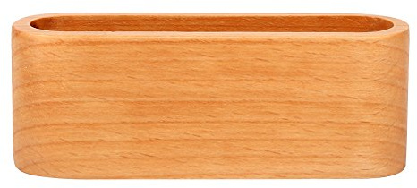 Yosoo Health Gear Visitenkartenhalter aus Holz für den Schreibtisch Im Büro, Eleganter Präsentationsständer aus Akazienholz für Schreibtisch, Tischausstellung, Utensilien für Kleine
