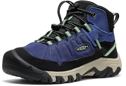 KEEN Unisex-barn Targhee 4 Mid vattentäta vandringskängor, Skipper blå hemlock, 31 EU