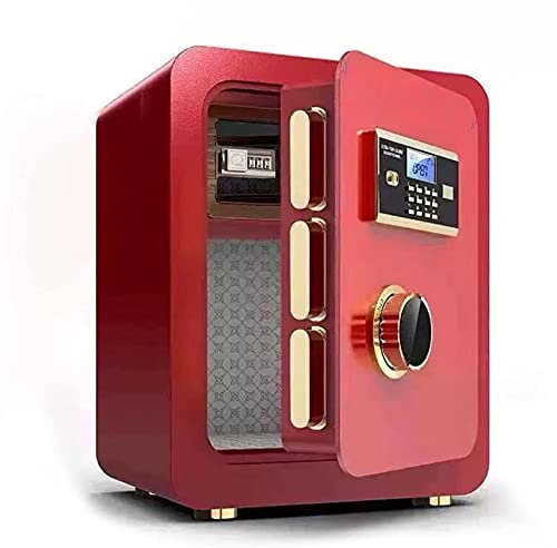 NTALJC Feuerfestes, wasserdichtes sicheres Zuhause – mit programmierbarer Tastatur, Digitale Tastaturbox für Zuhause, Büro, Hotel, Geschäft, Schmuck, Bargeldnutzung, 45 cm für Zuhause/Gold/45 cm