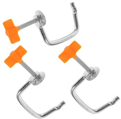 TIDTALEO 3pcs Pasta Machine Holder Replacement Fixed Clip for Manual Pasta Roller Presser Noodle Tools Replacement Parts