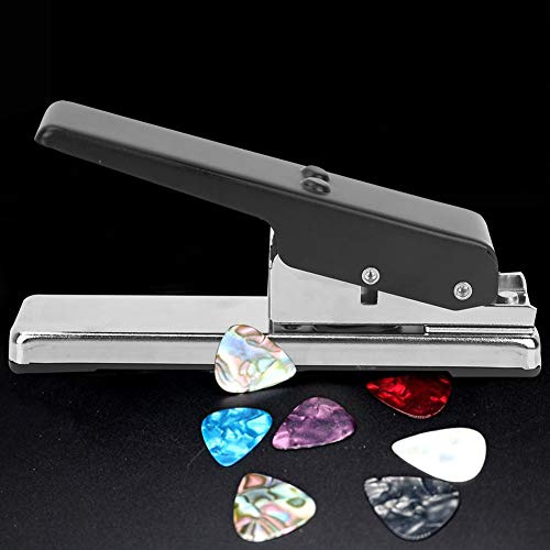 SPYMINNPOO Gitarren-Pick-Punch, Robustes Plektrum-Tool, Hard Plastic Card fr Musiker und Anf?nger