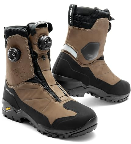 REBELHORN Defender X Boots Motorcykel, Brun, 41.5 EU
