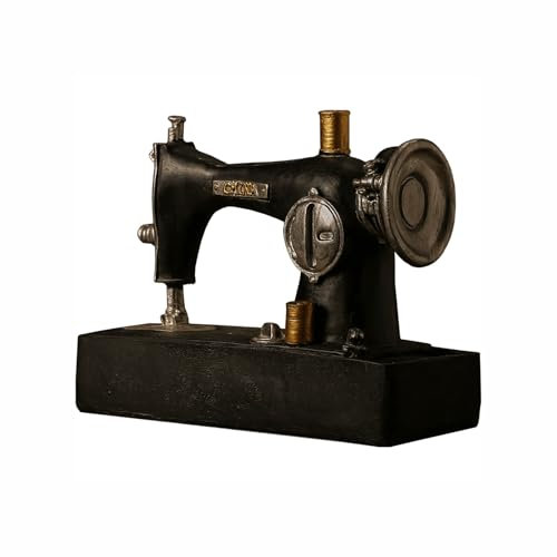 Vintage Harz Nähmaschine Statue für Heimdekoration und Geschenk, 1500 g Skulptur für Schreibtisch, Bücherregal, einzigartiges Einweihungsgeschenk