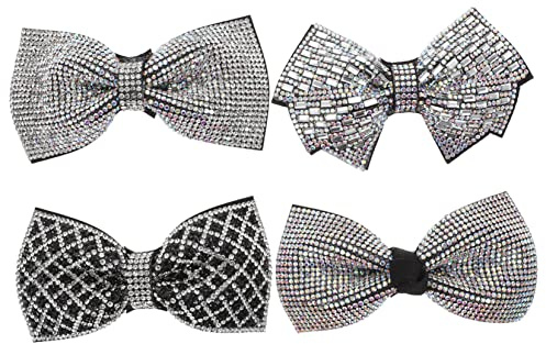VALICLUD 4pièces Pinces à Cheveux Nœud Barrettes pour Garçon Fille Accessoires pour Cheveux Lot de Épingles Décoratives