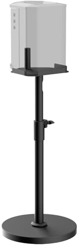 Supporto per altoparlante da pavimento regolabile in altezza per Bose S1 Pro+, S1 Pro, S1 Pro Plus, supporto per altoparlante resistente per Bose, supporta fino a 9,1 kg, si estende da 114 cm a 140 cm