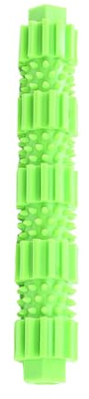 BABIBAOBEI Dog Teething Stick Includes Teeth Cleaning Spikes and Snacks Dispenser for Dentals Care Durability Washable Interactively Toy