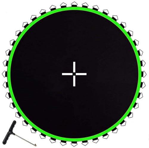 GXHYSW Ersatz Trampolin Sprungtuch 183-488 cm Ø – Reißfestes PP-Gewebe mit Verstärkten Ösen, Wetterfest & UV-beständig – Passend für Garten-Trampoline, Trampolin Zubehör