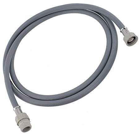 SPARES2GO Universal Straight End Cold Water Fill Inlet Hose Extension (2.5M)