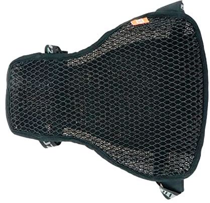 Modengzhe Motorcycle Double Layer 3D Mesh Heat-Insulation Seat Pad AIr Cooling Anti-Slip Seat Cushion (12in x15in Size XS)