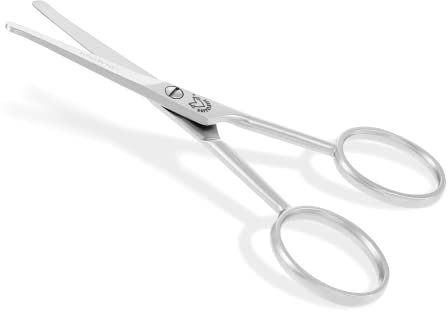 Otto Herder Hundeschere Pfotenschere rostfrei 10 cm, Schere abgerundet, Edelstahl, Schere zum Fell schneiden zwischen den Pfoten