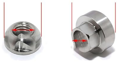 M6 M8 M10 M12 M14 Écrou Sécurité Vis Antivol Nut304En Acier Inoxydable VTT Auvent Bouchon À Vis Pour Car Styling Lights-M10