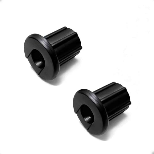 FANRTE 1/2 Wall Hole Cable Feed Through Bushing Grommet for Various Cables (Coax/Network/CCTV) Less Than 8 mm, 2 Pack