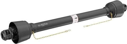 WilTec PTO Shaft T6 Drive Shaft 1000-1100mm 830Nm 540rpm, 74kW (100hp), 2x1 3/8 6 teeth Tractor Attachment