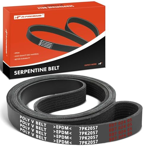 A-Premium 80.94 Inch 11720JK20A Engine Serpentine Drive Belt Compatible with Infiniti G35 2007-2008, M35 2009-2010, FX35 2009-2012, EX35 2008-2012 & Nissan 350Z 2007-2009, V6 3.5L