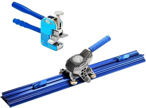 Tagliapiastrelle Sottile per Piastrelle di Grande Formato, gres porcellanato, Ceramica, utensile per Il Taglio Manuale delle Piastrelle, taglierina Manuale collegabile (Dimensioni: 3,8 m)