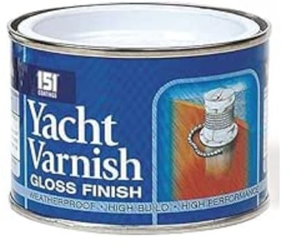 SOTL® Glossy Yacht Varnish Paint - Quick-Dry Coating for Wood, Ideal for Interior & Exterior Surfaces, Durable Finish, 180ml