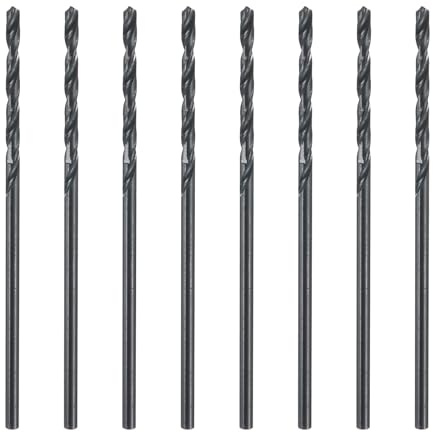 QUARKZMAN Metallbohrer, Ø 1,6 mm M35 Edelstahlbohrer, HSS Spiralbohrer Rundem Geraden Schaft für Metall, Stahl, Aluminium, Kunststoff, Holz, 10 Stück